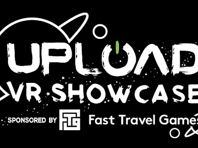 Original Logo for The Upload VR Showcase by Candice Desjarlais application graphics architectural design branding calgary design graphic design illustration interior design logo print production ui