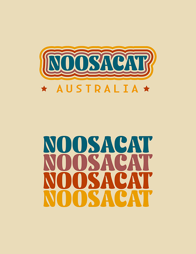 Retro Shirt Design for Noosa Cat Australia, 2025 calgary canada design graphic design illustration logo print production retro typography ui vector vintage