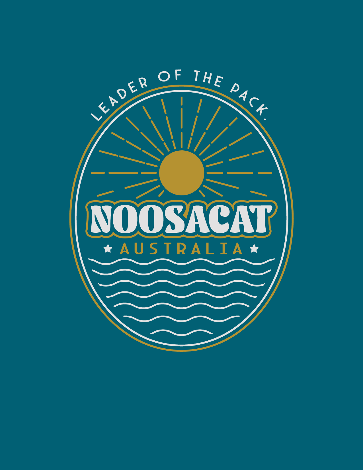 Concept Poster for Noosa Cat Australia, 2025 branding calgary canada design freelance graphic design illustration logo print production retro typography ui vector