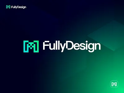 FullyDesign Logo concept branding logo pixel