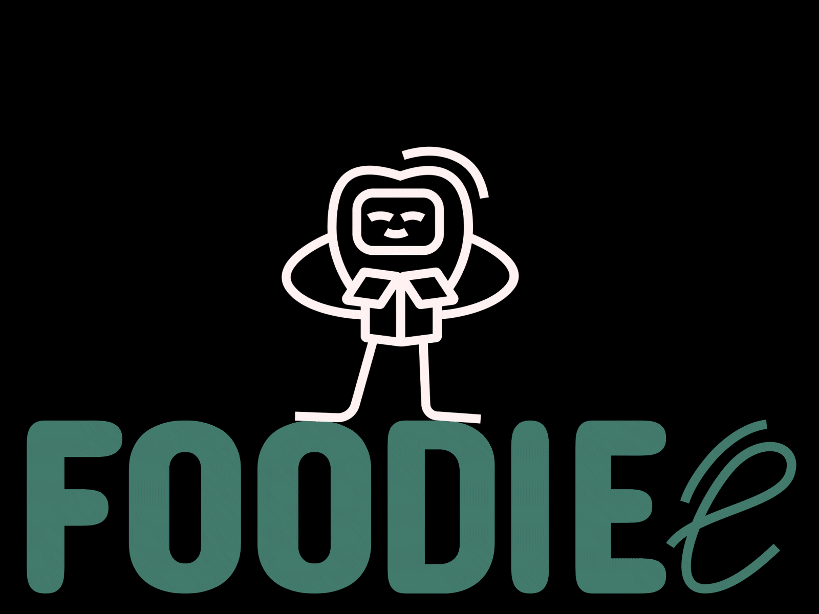 Foodiee: Gamified food delivery logo & Mascot app branding app design brand identity brand mascot brand personality branding character design creative branding delivery app food app food delivery foodtech gamification illustrative logo logo design logo mascot mascot design playful branding restaurant branding startup branding