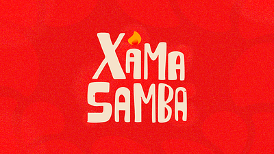xama samba graphic design lettering logo