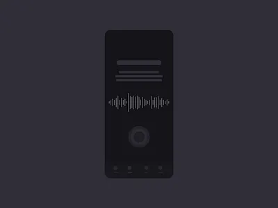 Voice experiences concept for Mobile App app concept design figma mobile ui ux voice wireframe