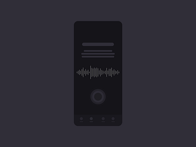 Voice experiences concept for Mobile App app concept design figma mobile ui ux voice wireframe