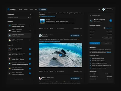 AI Travel Planner Community Dashboard ai ai assistant booking community dashboard destination holiday itinerary itinerary planner planner planner dashboard planning travel travel planner travel planner dashboard trip trip planner ui design ux design website