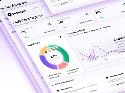 CortexSync – Smart team collaboration with AI suggestions aidesign aiux analyticsdashboard collaborationtool creativedashboard dashboarddesign datadrivendesign datavisualization designveli figmadesign interactiondesign minimaldesign moderninterface productivitydashboard smartdashboard tapas ui teammatesui uidesign uxdesign webappdesign