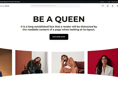 Be A Queen — Fashion App UI Concept app concept app design dribbble shot fashion fashion app luxury design minimal design mobile app mobile ui product design prototype ui design user interface ux design visual design