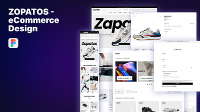 Zaapatos E-Commerce Design branding design e commercedesign ui uiux user experience user interface webdesign website