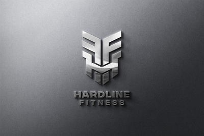Hardline Fitness Logo design, Brand identity, Branding badge branding clothing design display fitness font graphic design gym hand lettering hardline initials lettering lifting logo logo type logogram minimalist monogram sharp logo
