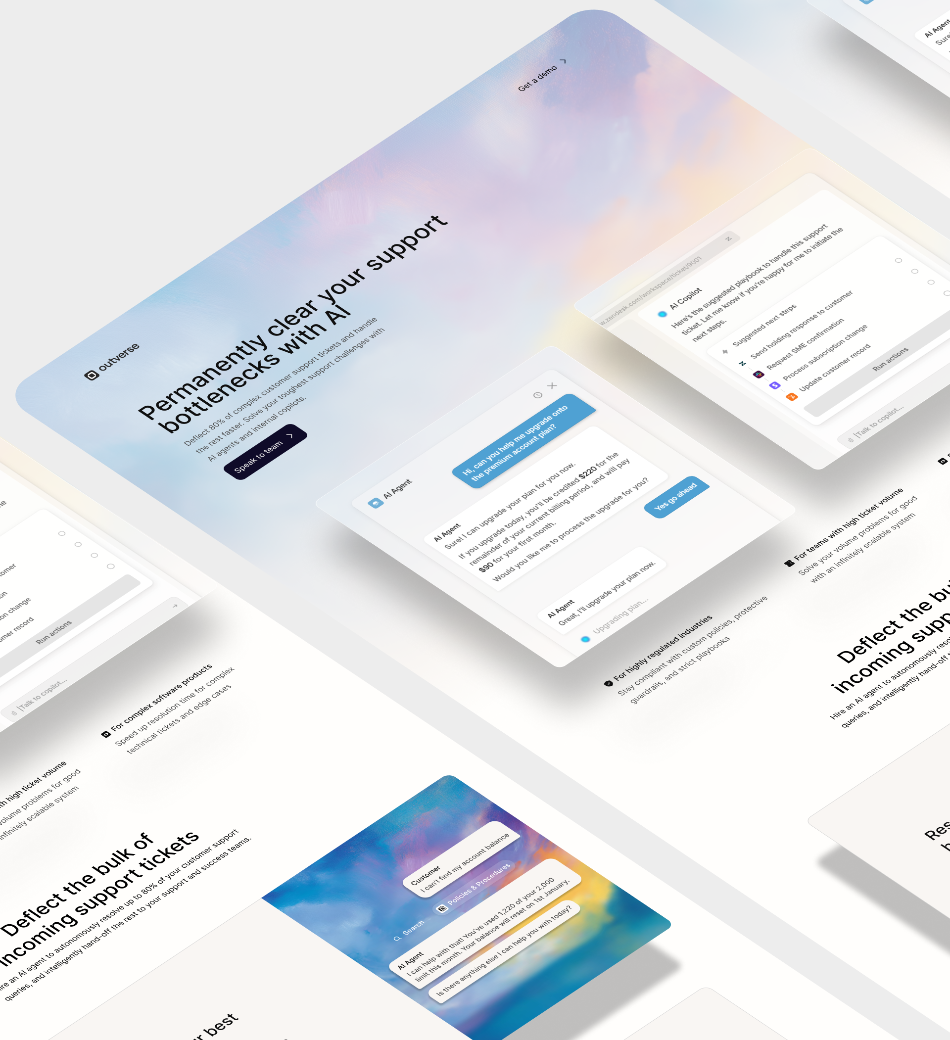 Outverse Landing Page — Visual Rebuild & UI Study darkmode designstudy figmadesign landingpage precisiondesign productdesign redesign typography ui uidesign visualhierarchy webdesign