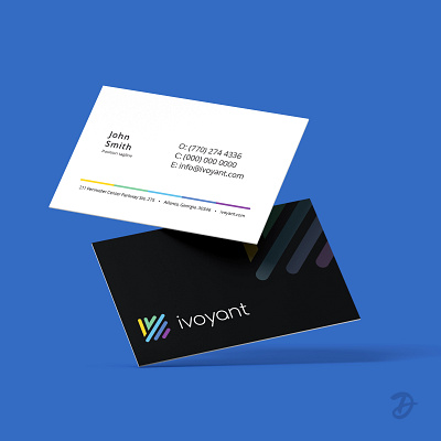 iVoyant Logo & Business Card Design branding business card business card design graphic design logo logo design