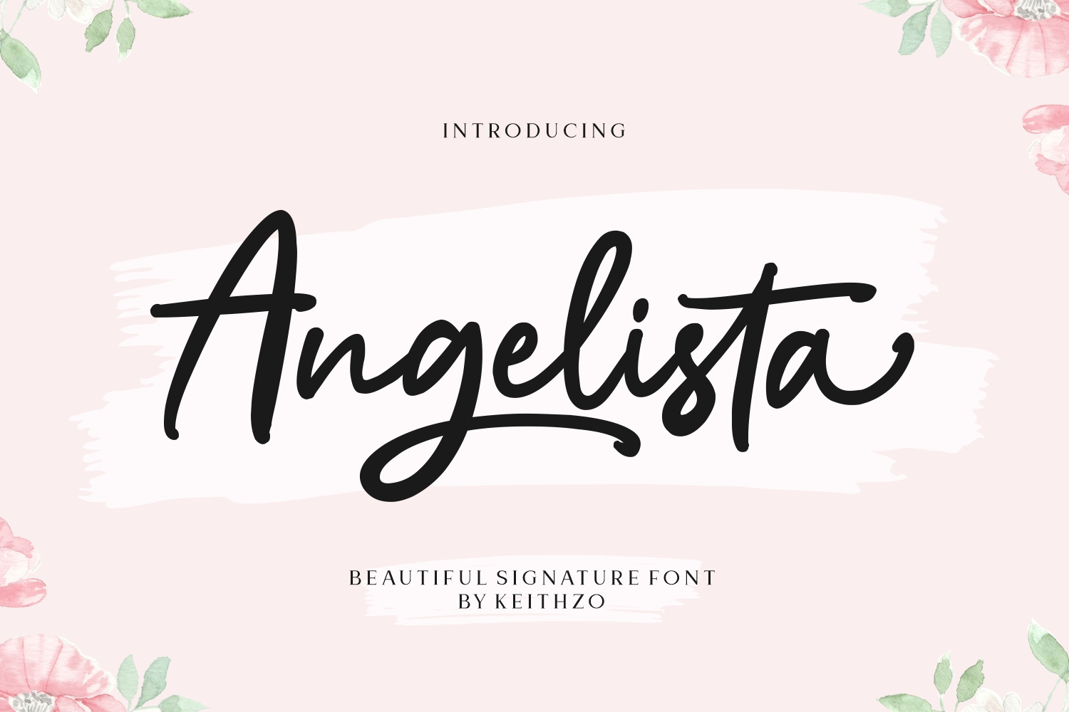 Angelista - Signature Font branding business font calligraphy calligraphy font craft font cricut font design font graphic design handwritten font logo logo font modern font print font script font signature font type design typeface typography wedding font