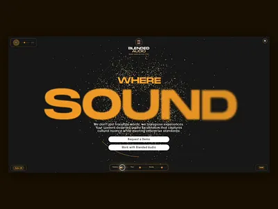 Blended Audio | Broadcast Dubbing & Audio Localization audio audioapi blended canvas dubbing engineering flow gsap localization logo particle platform sa sound web webdesign