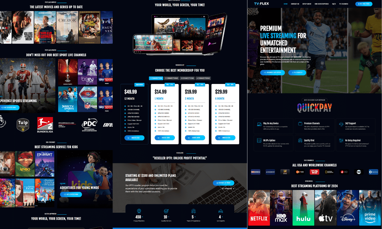 iptv template by HASSAN 48 on Dribbble