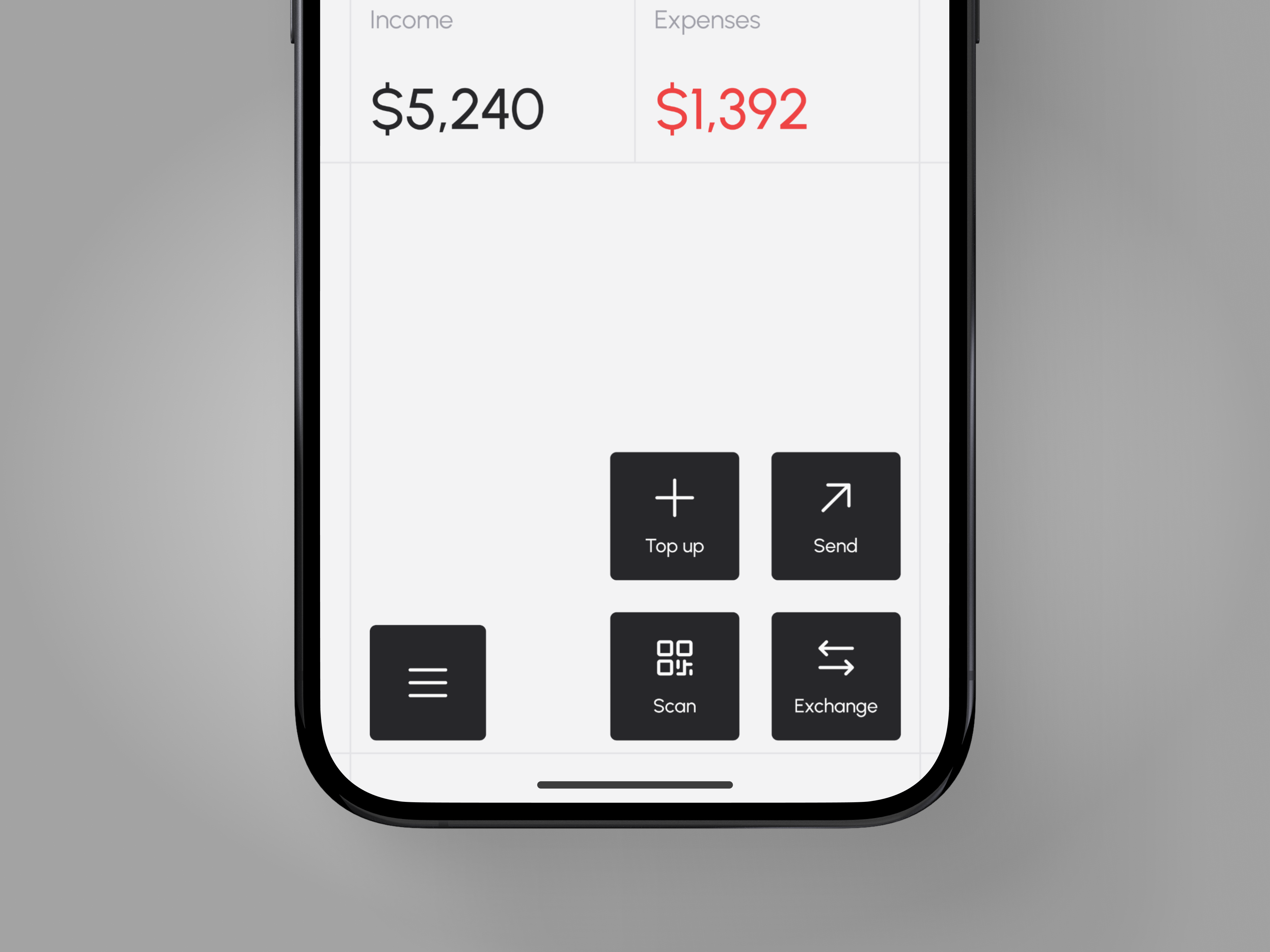 Modern Finance App — Minimal Wallet Mobile UI Concept app concept app design clean ui concept design dashboard data visualization finance app finance dashboard fintech light mode minimal design mobile app modern design product design ui design ui inspiration ux design wallet ui