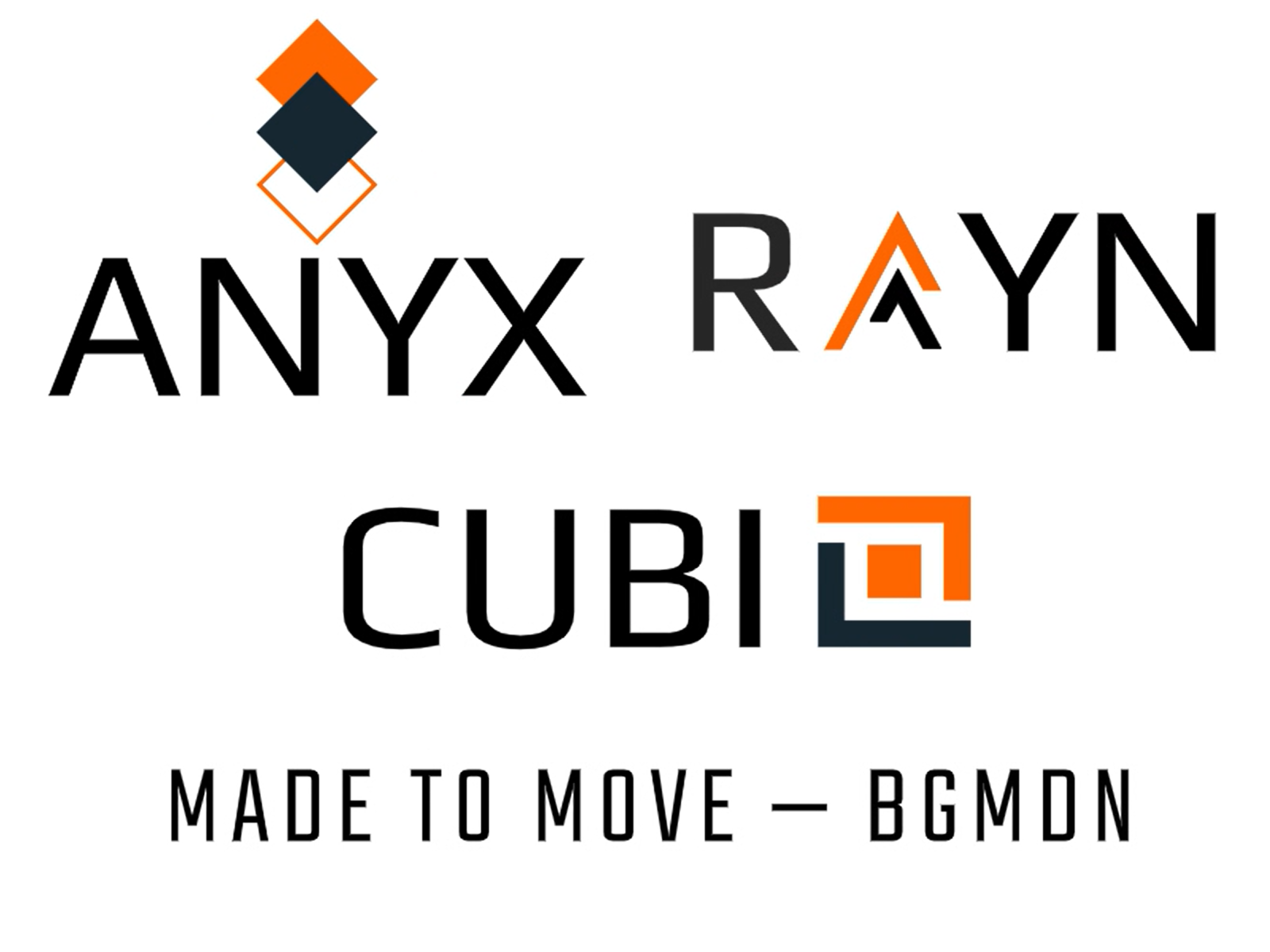 Logo Motion Exploration — RAYN / CUBI / ANYX animation bgmdn branding exploration logo motion motiongraphics