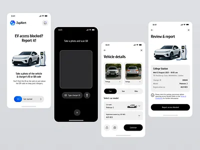 EV Access Reporting Made Easy creativeprocess designcommunity designthinking digitaldesign mobiledesign productdesign uidesign uxdesign