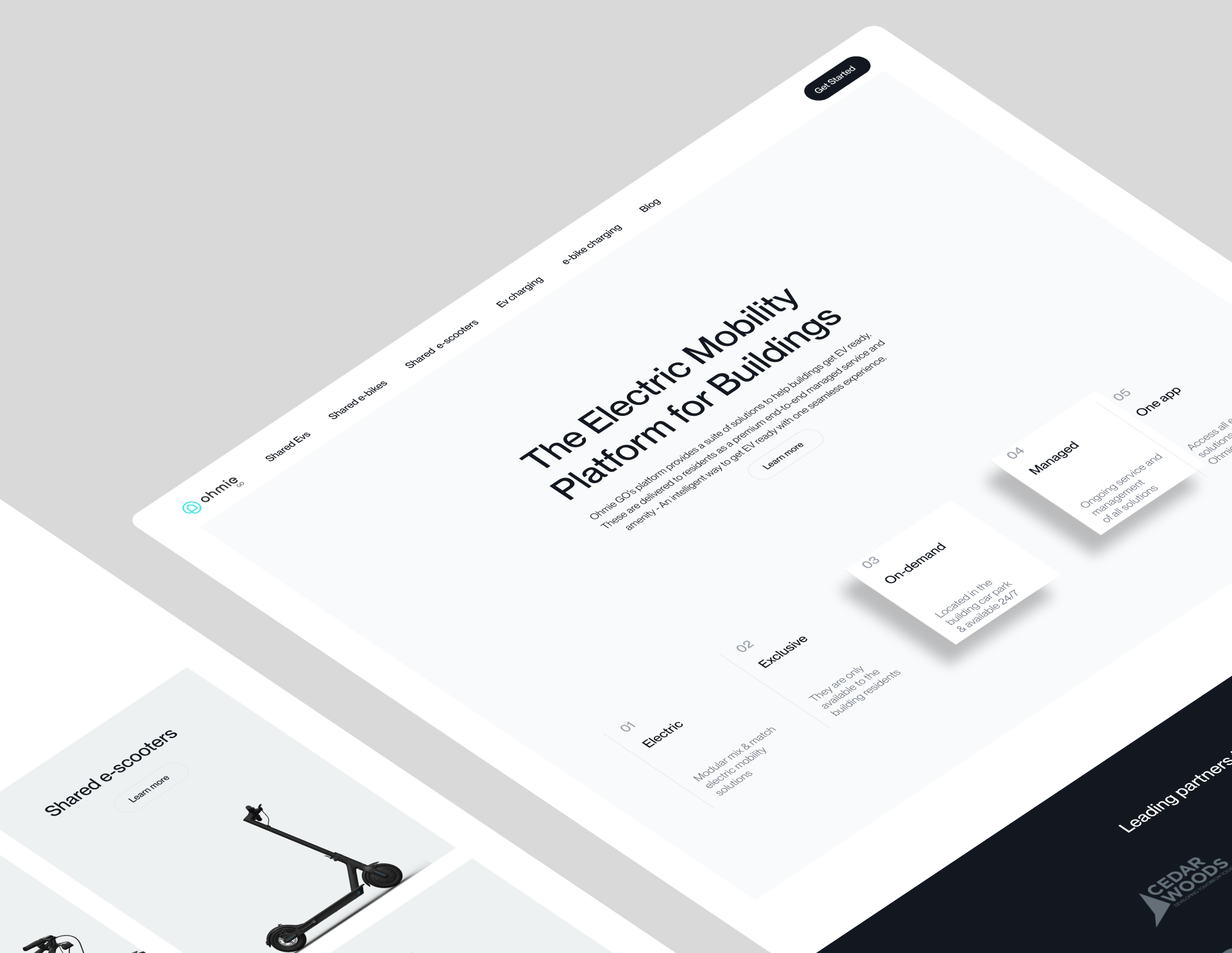 Ohmie Go — Learning Precision Through Real-World Design designpractice figmadesign landingpage layoutdesign learningbydesign precisiondesign productdesign redesign spacing typography ui uidesign visualcraft visualhierarchy webdesign