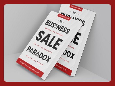 Book Cover book bookcover business business sales cover design education graphic design graphicdesign marketing paradox sales