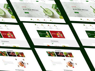 🥤 Organic Drinks E-commerce Web Design – Modern & Fast animation branding design graphic design illustration logo motion graphics ui ux vector