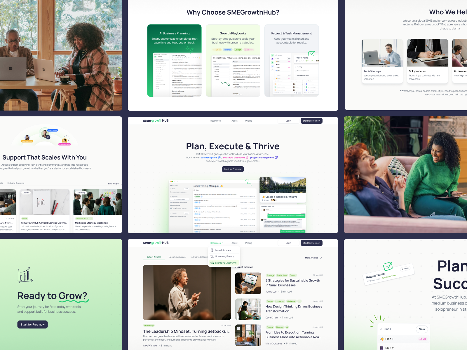 Example of Website Design + Development
