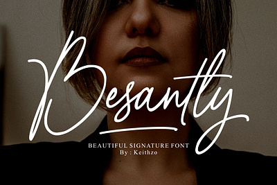 Besantty - Signature Font branding business font calligraphy calligraphy font craft font cricut font design font modern font script font signature font type design typeface typography