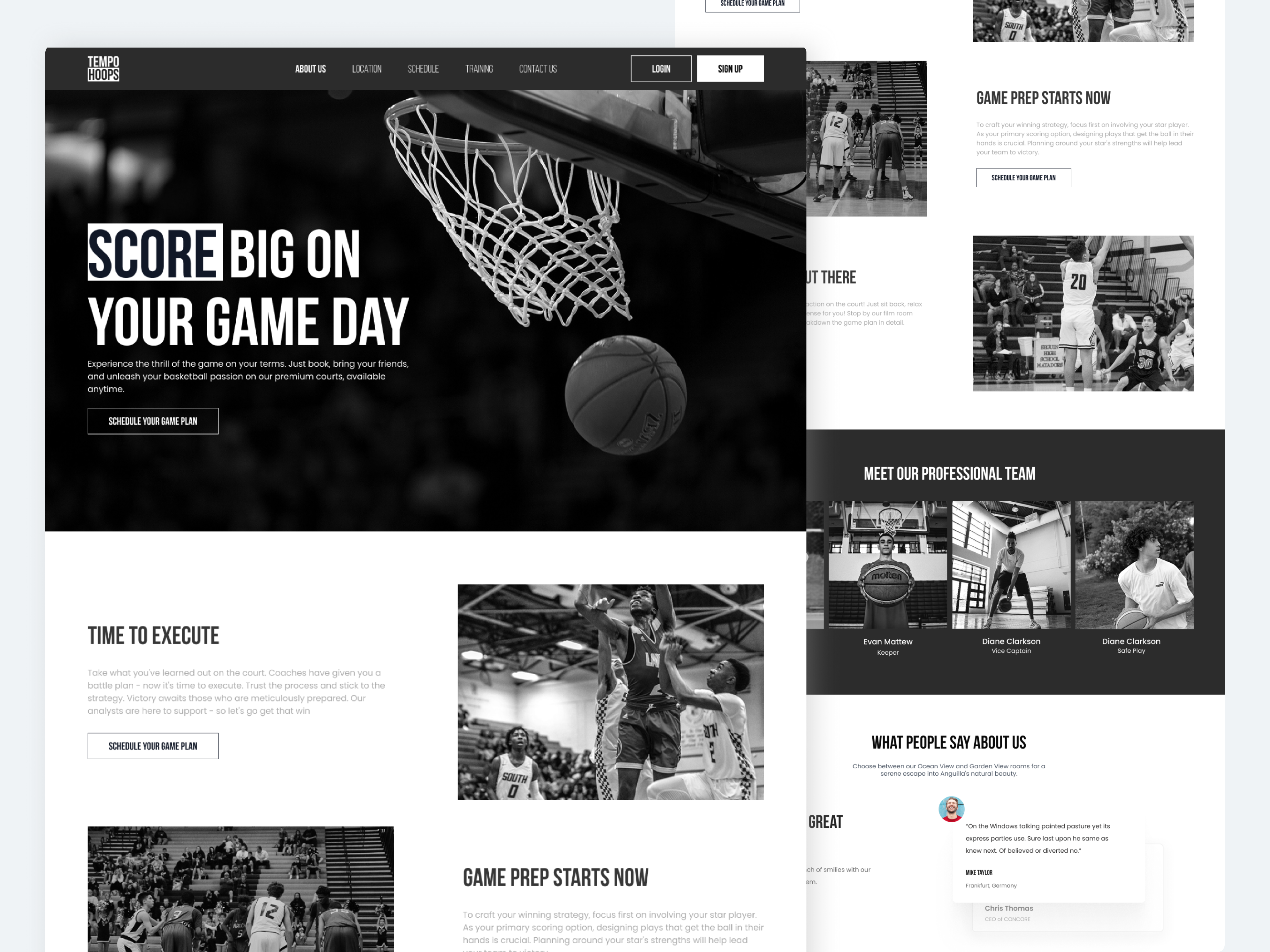 Example of Landing Page Design 