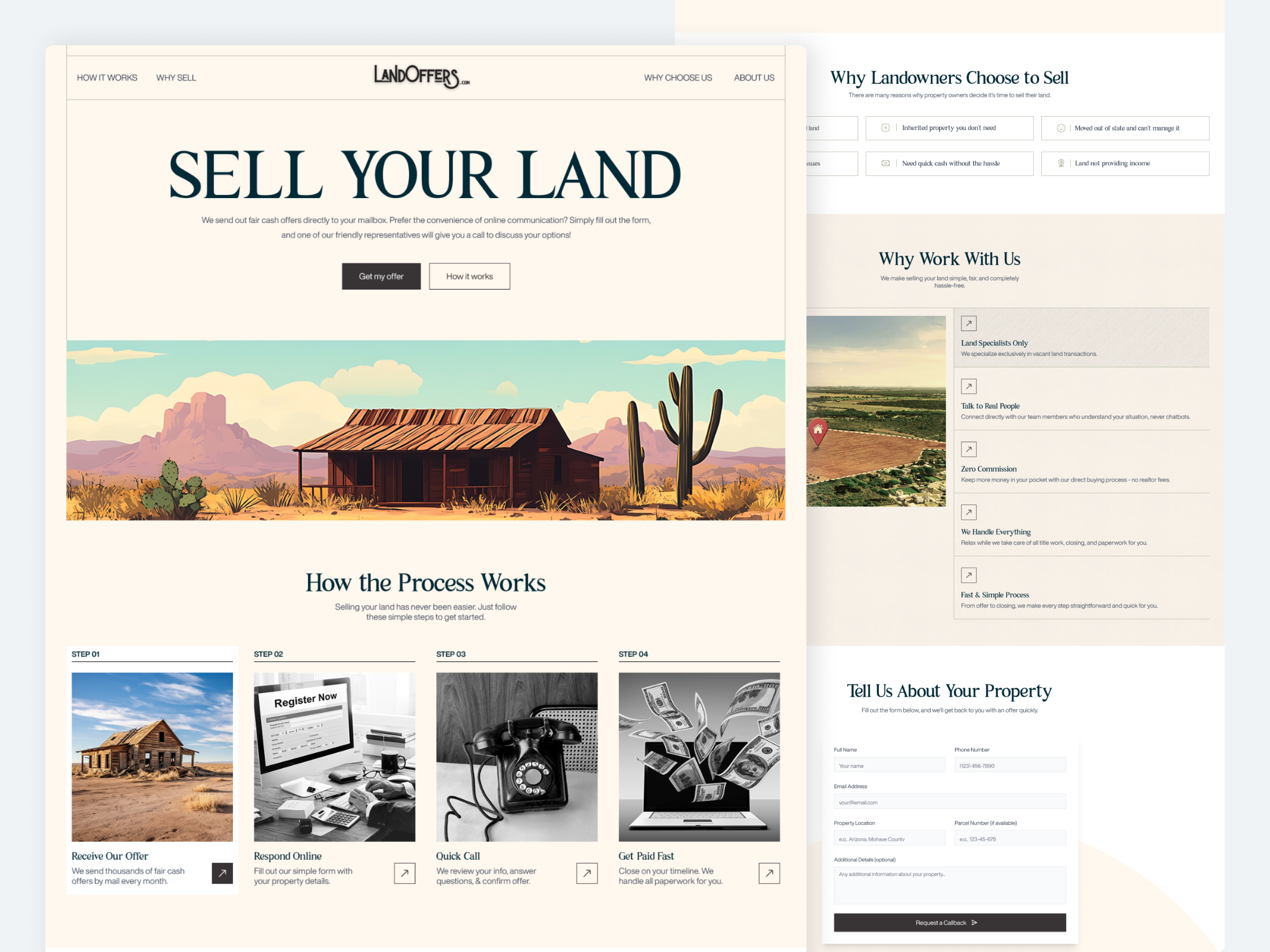 Example of Landing Page Design 