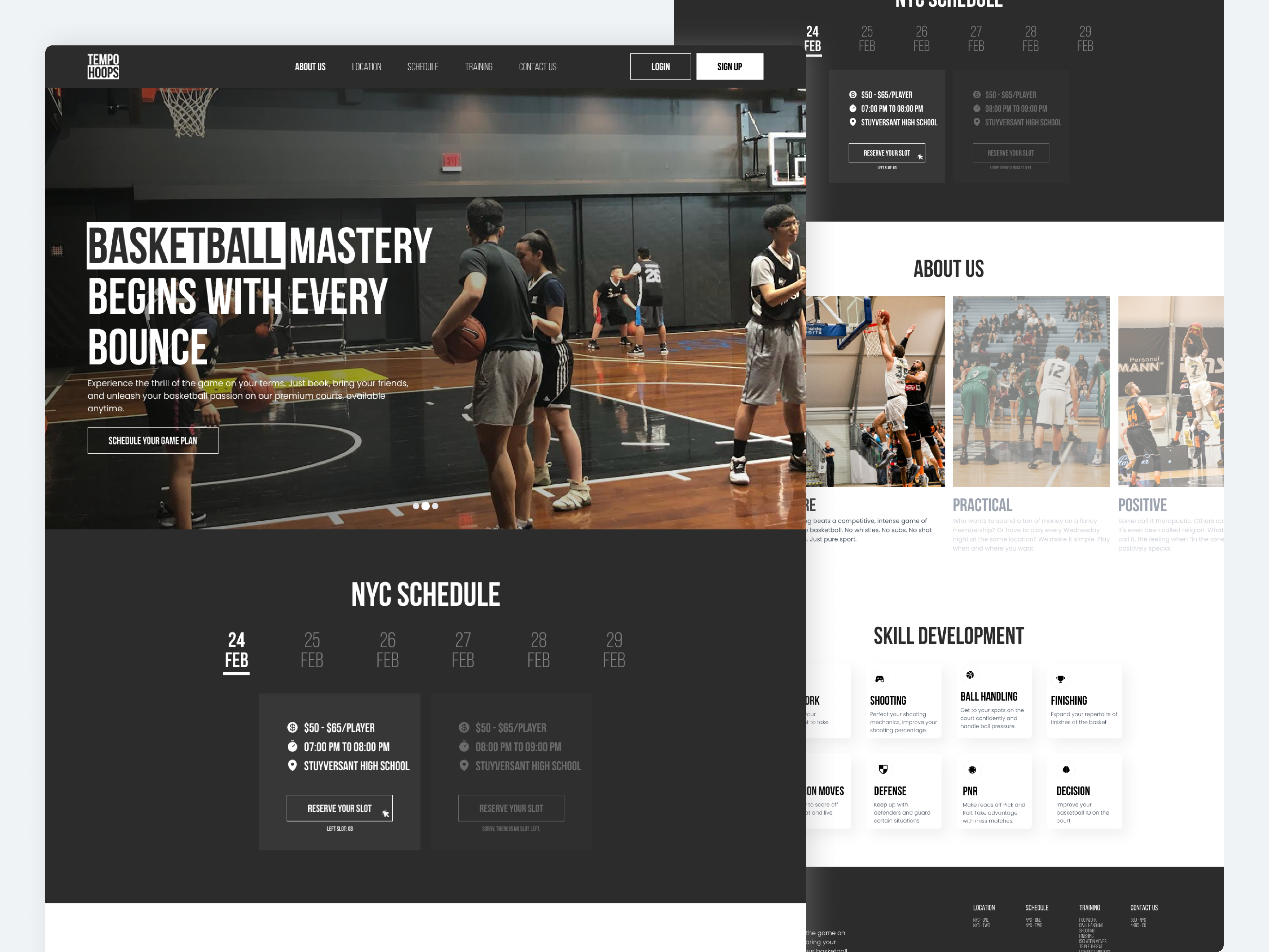 Example of Landing Page Design 