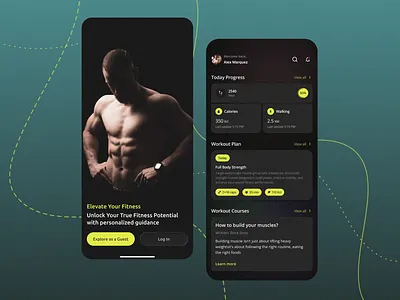 Fitness app ui kit android appdesign appui figma figmadesign fitnessapp ios mobileui uidesign uikit uiux uxdesign wellnessapp