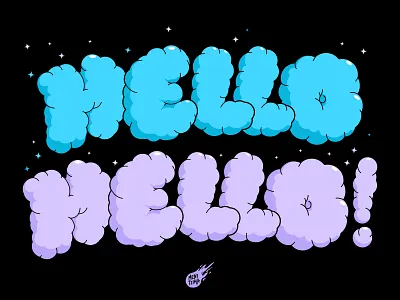 Hello, hello! Custom lettering custom lettering design graphic design hand drawn illustration lettering logo typography vector