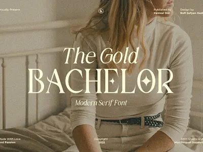 The Gold Bachelor Serif Font beautiful font best seller font branding canva font cricut font cursive font font family graphic design headline magazine modern font sans serif serif family serif font serif typeface typeface wedding font