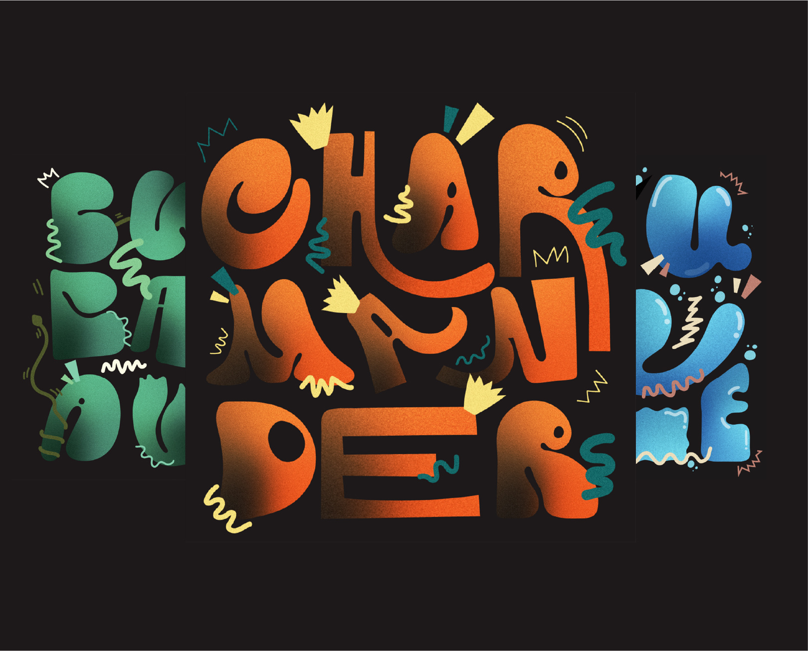 Pokémon Lettering design designer graphic design hand lettering illustration lettering pokemon type type design typography