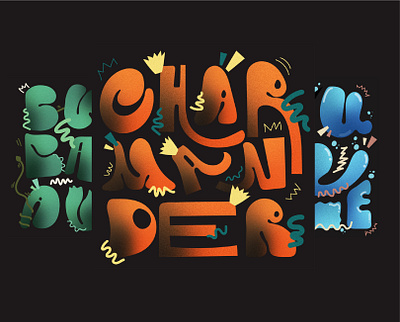 Pokémon Lettering design designer graphic design hand lettering illustration lettering pokemon type type design typography