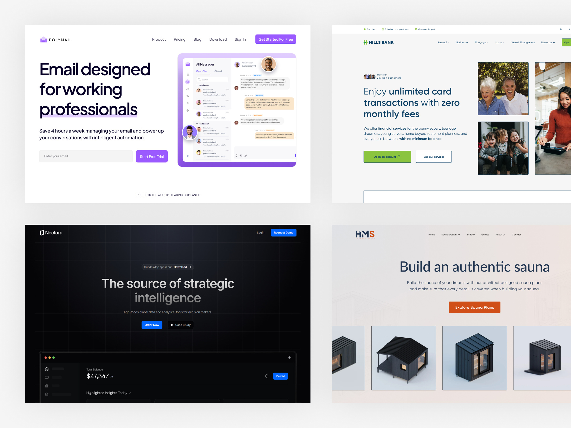 From The Web - Week #1 Recap after app banking ecoomerce hero highlights mail mobile recap showcase ui