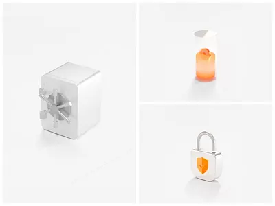 3D animated icons 3d animation battery icon icons lock motion graphics safe ui