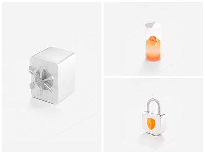 3D animated icons 3d animation battery icon icons lock motion graphics safe ui