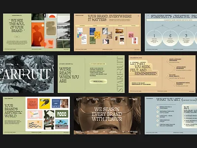 Starfruit Case study brand identity branding festival graphic design hospitality keynote marketing pitch deck presentation design presentation designer slides visual identity