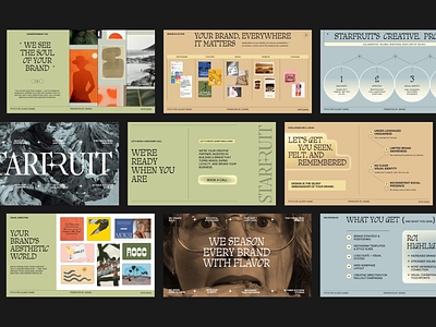 Starfruit Case study brand identity branding festival graphic design hospitality keynote marketing pitch deck presentation design presentation designer slides visual identity