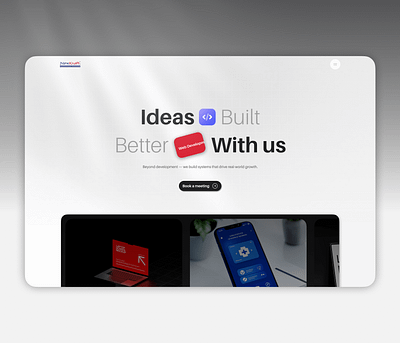 Nexkraft Tech Website Redesign design digitalexperience figma modernui responsivedesign techcompany ui uiux ux webdesign website design