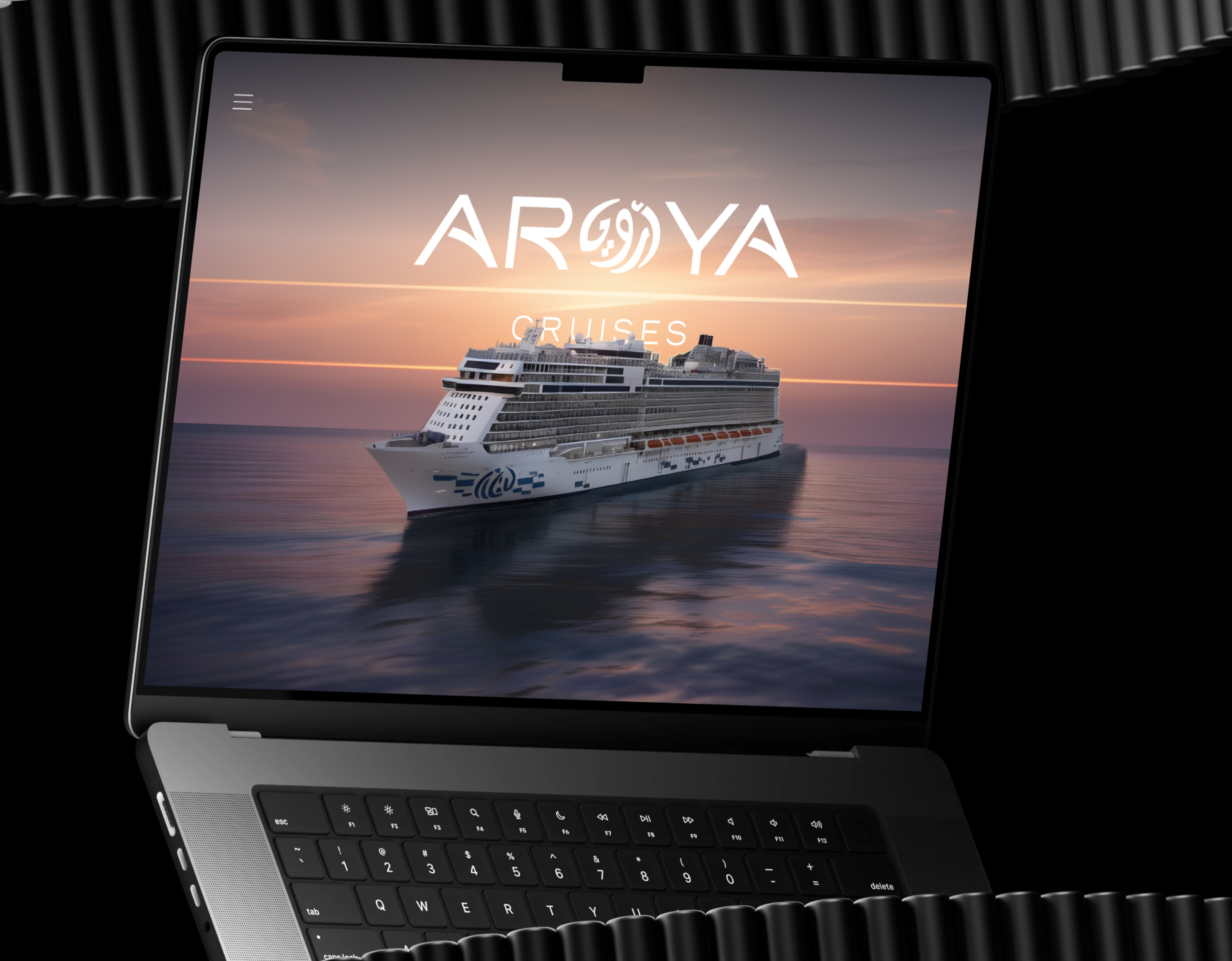 Aroya Luxury Cruise Website Concept animation concept cruise figma interactive luxury ui ux website