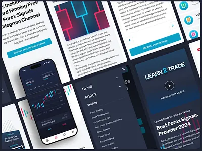 Learn 2 Trade. Affiliate & Trading. Mobile Screen Animation. animation cryptosignals forex interface interface animation mobile first mobile screens animation trading trading platform uiux user interface webdesign website design