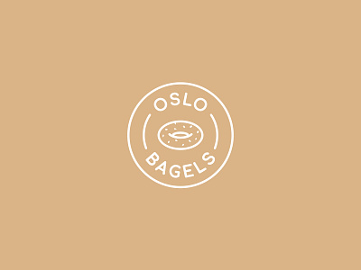 Oslo Bagels bagel bagel shop bagels branding food food truck foodie illustration logo logo design pattern