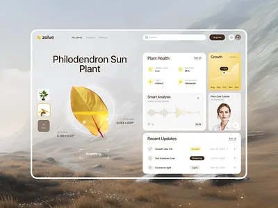 Dashboard for an Agriculture Product ✦ Zolve design interface product service startup ui ux web website