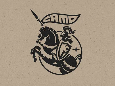 Champion animal logo bold logo character character design design horse knight logo lettering logo logodesign mascot minimalisticdesign sportlogo typographydesign warrior