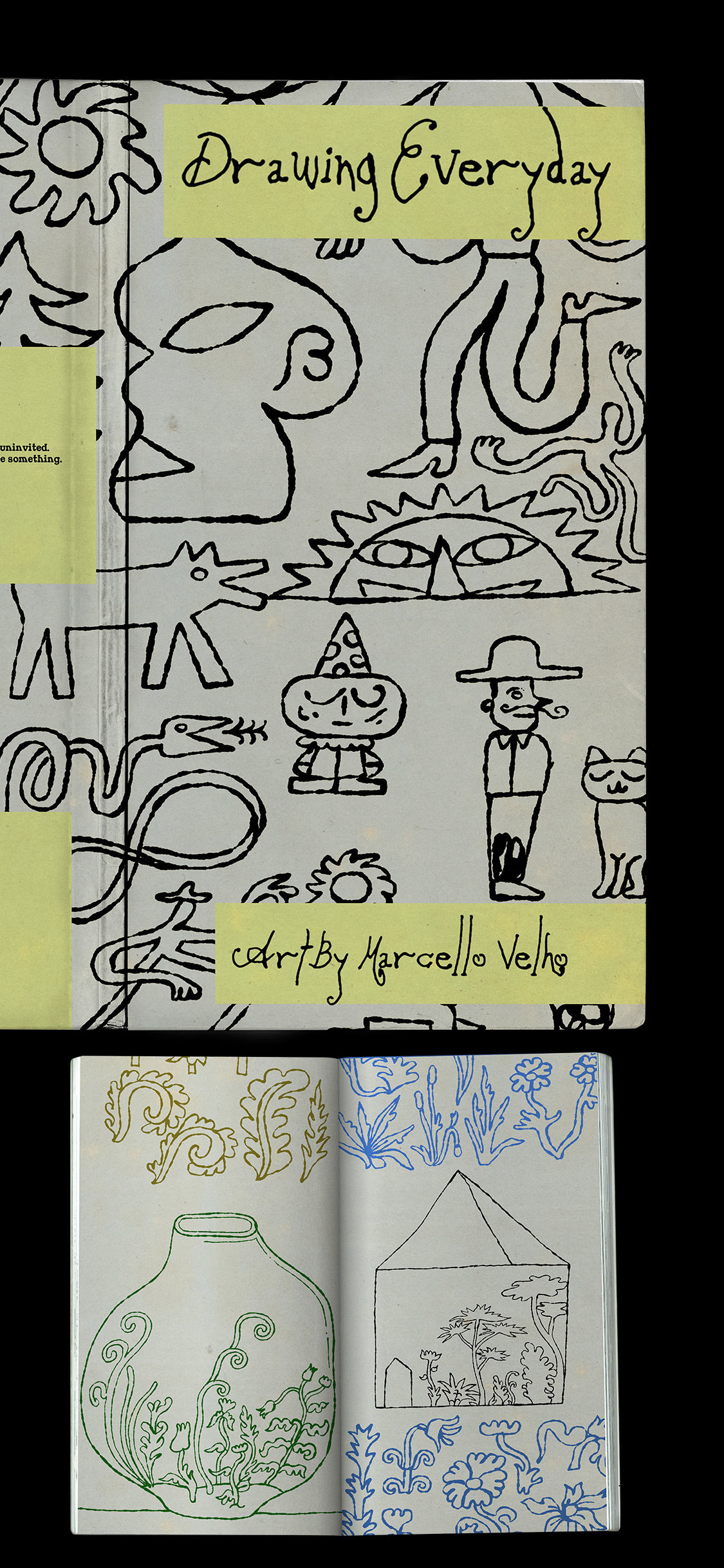 Drawing Everyday Doodle Book Design- Personal Project book design branding graphicdesign illustration packagingdesign