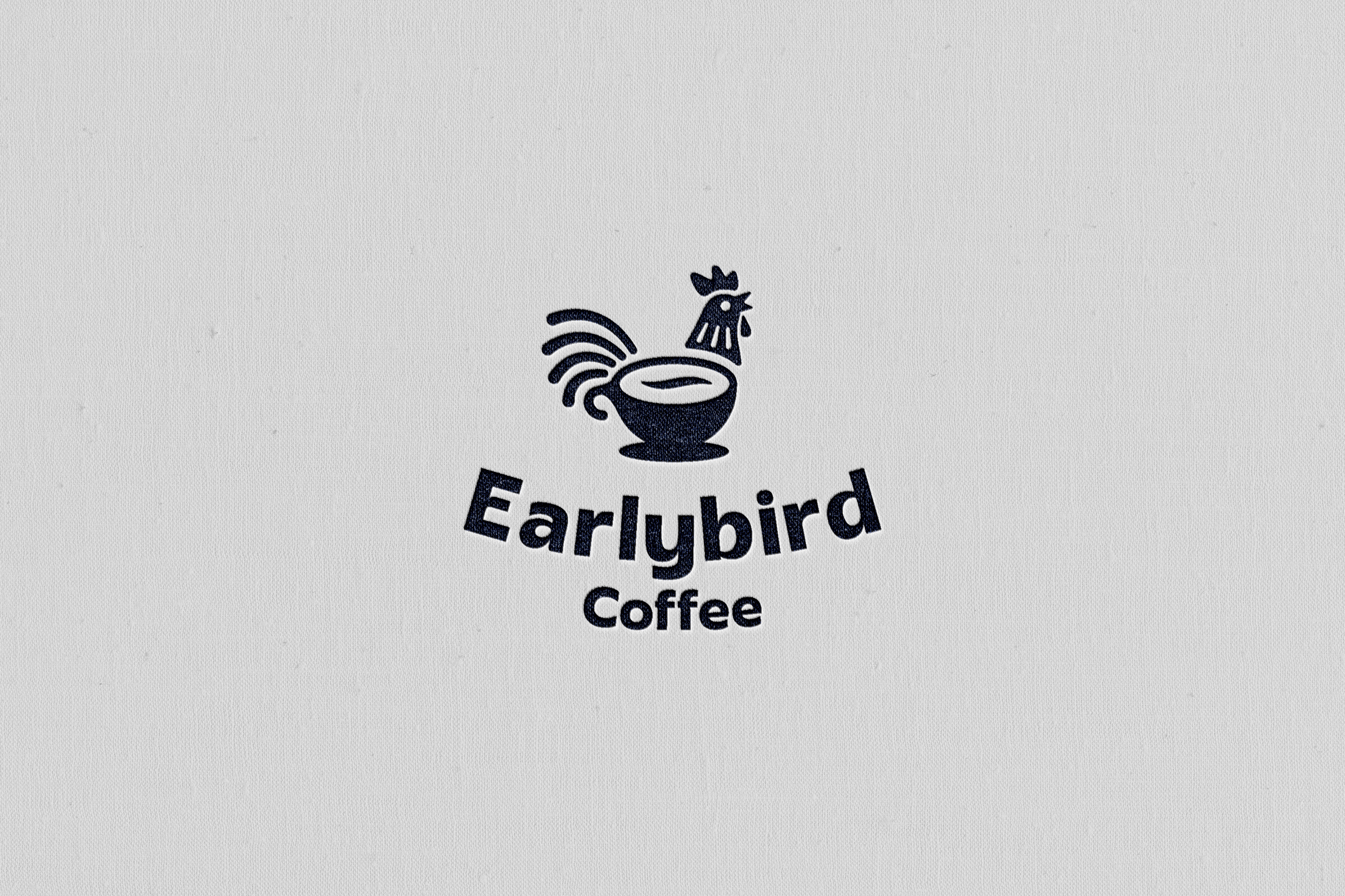 Earlybird Coffee bird branding cafe coffee coffee bean coffee house cup design early bird graphic design icon illustration logo logo design morning rooster vector