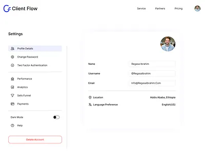 007 #DailyUI- Settings best setting profile setting saas setting setting setting design