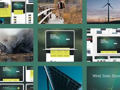 Breg, Wind, Solar, Storage belgium branding brussels design graphic design solar storage wind