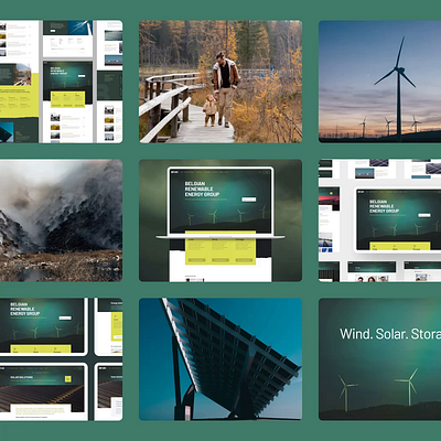 Breg, Wind, Solar, Storage belgium branding brussels design graphic design solar storage wind